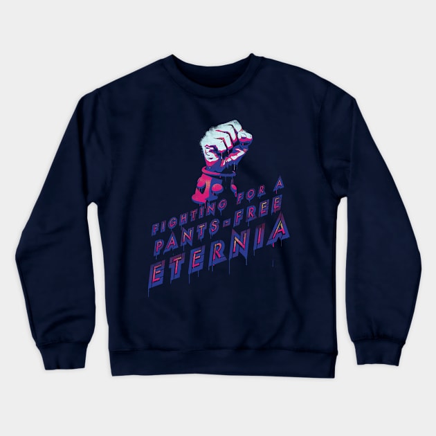 Pants Free Eternia Faker alt-colors Crewneck Sweatshirt by MunkeeWear